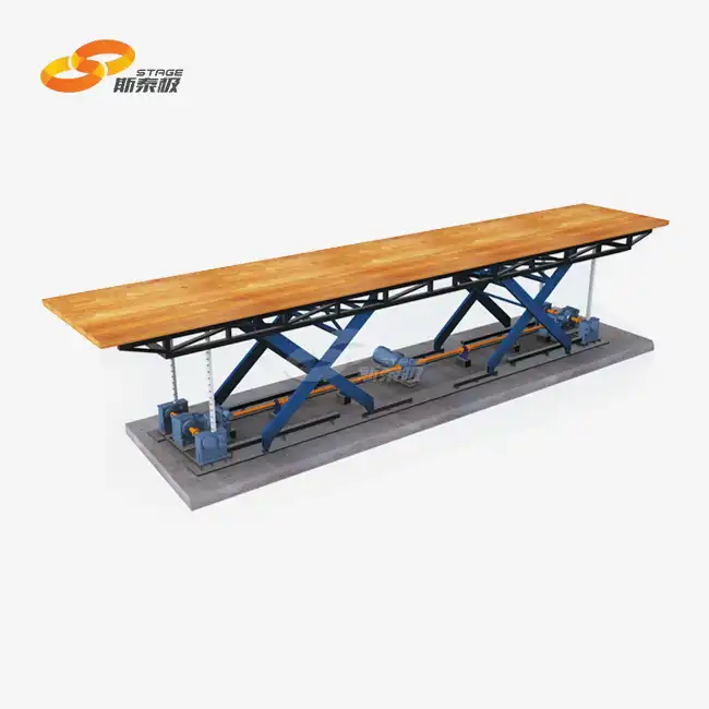 Which Manufacturers Produce Lifting Stages Compliant with OSHA and ANSI Standards?